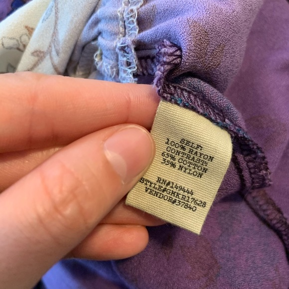 NWT GIMMICKS by BKE Pleated Ruffle Ombre Kimono - Picture 12 of 12